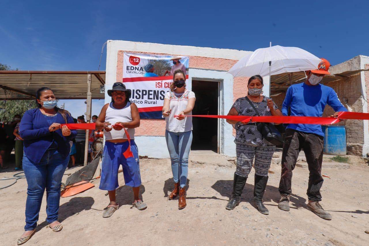 Apertura Edna Dávalos el primer dispensario médico en ejido de General Cepeda