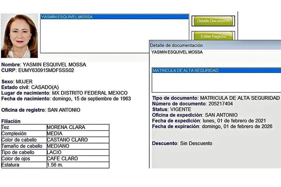 ¿Una Ministra que vive en EU?
