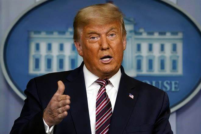 Frontera con México está fuera de control con Biden.-Trump
