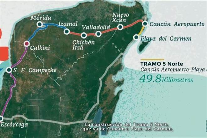 Será elevado tramo Cancún-Tulum del Tren Maya