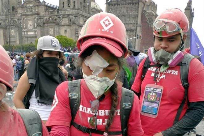 Agreden policías hasta a brigadistas