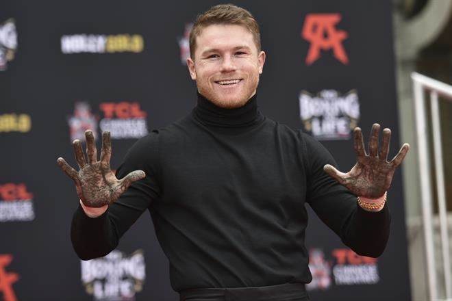 Plasma ‘Canelo’ sus manos en Hollywood