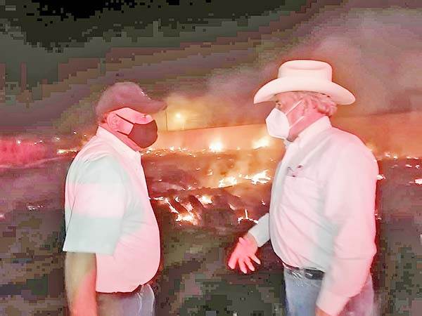 Apoyó Lencho Siller el combate de incendio
