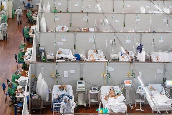 Brasil colapsa por hospitalizaciones