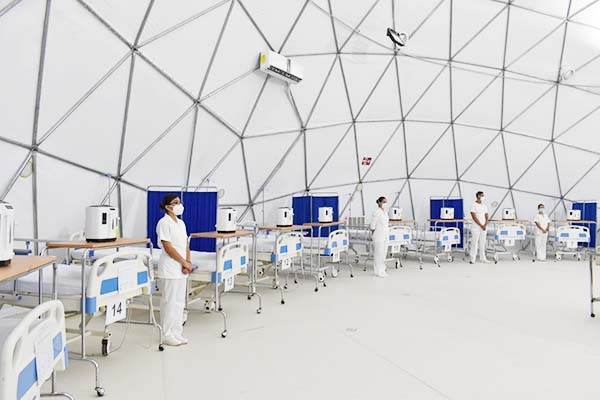 Vacío el centro de recuperación Covid