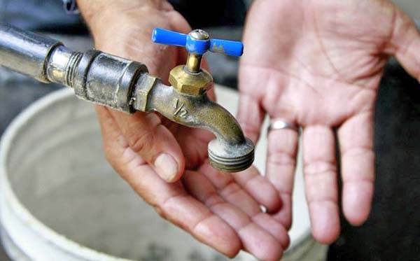 Anuncian corte de agua potable en 32 colonias