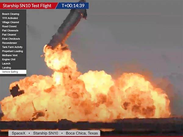 Explota al aterrizar prototipo de cohete Starship de SpaceX