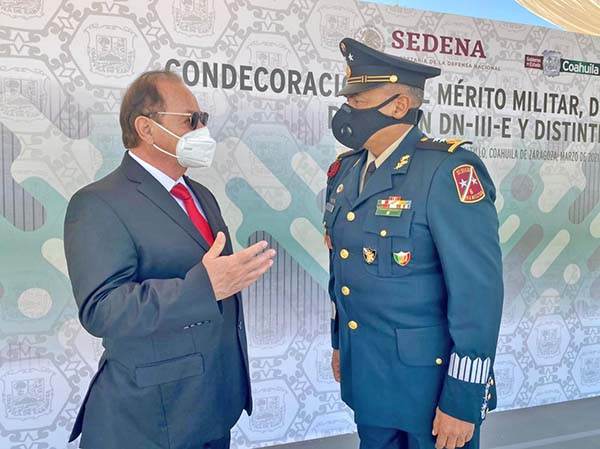 RECONOCE COAHUILA LABOR DEL EJÉRCITO