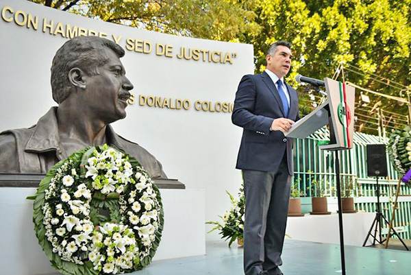 PRI pide que legado de Colosio siga inspirando cambios en México