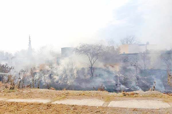 Piden no prender fuego a la basura