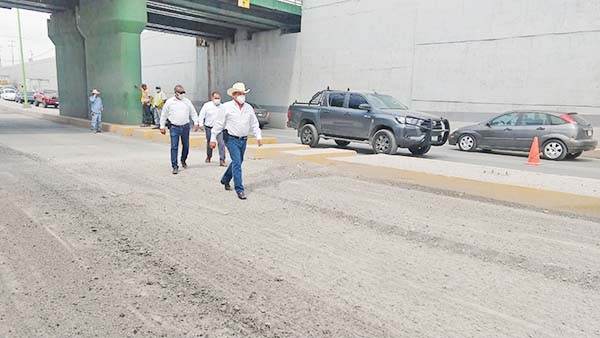 Supervisa Lencho recarpeteo