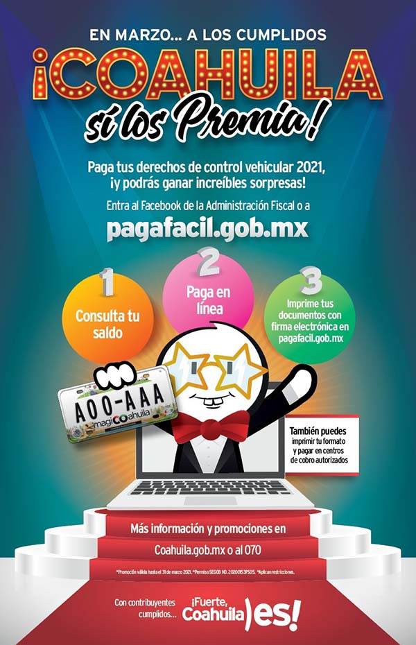 Gobierno de Coahuila sí premia a cumplidos