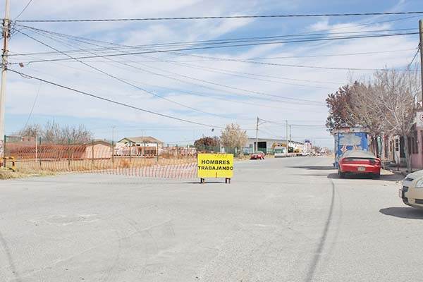 Cierra Frontera calles por obras