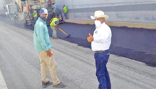 Se benefician fronterenses con obras de pavimentación