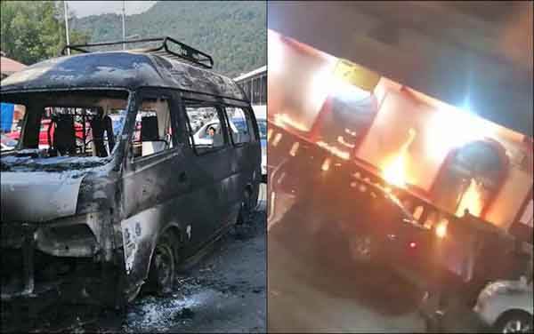 Habitantes de Huitzilac incendian Palacio Municipal