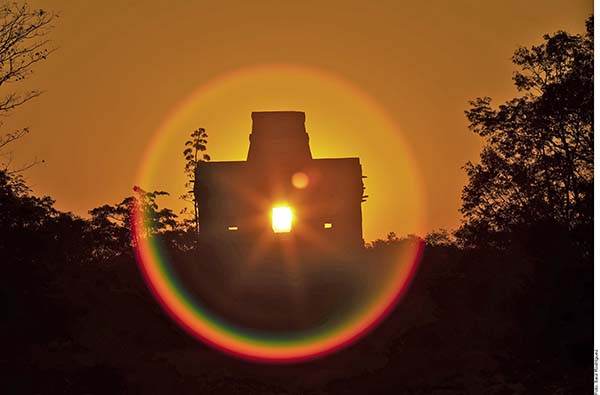 Sin público, así se vio el equinoccio de primavera desde Chichén Itzá
