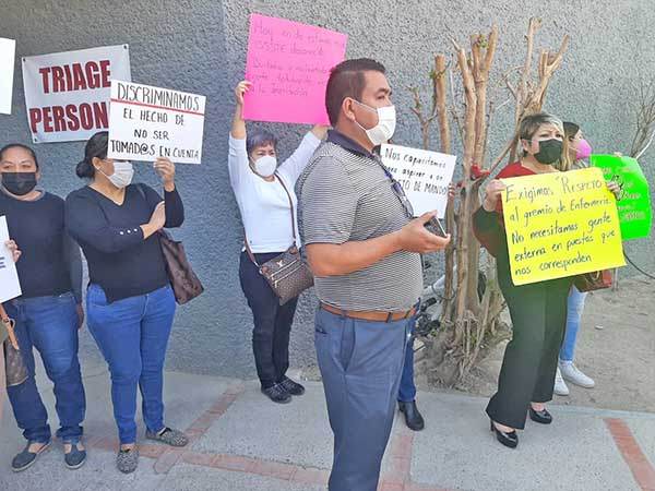 Exhiben con protesta imposición en ISSSTE