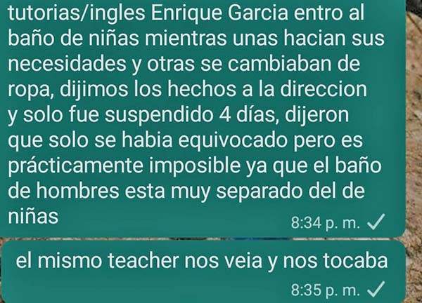 Renuncia profesor exhibido de acoso