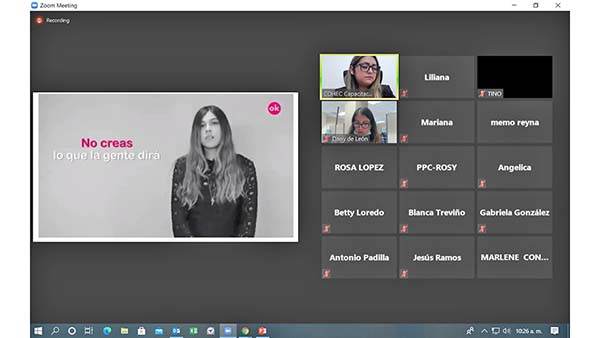 Capacitan sobre los derechos femeninos