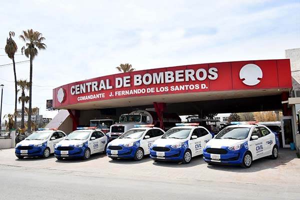 Recibe unidades Protección Civil