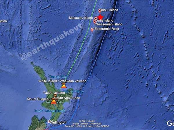 Nueva Zelanda registra serie de tres fuertes terremotos