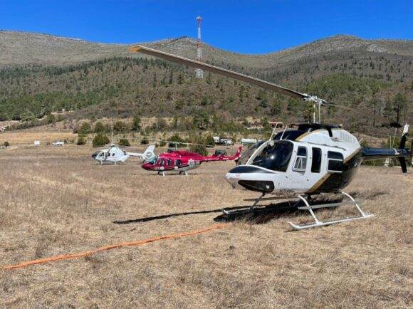 Instruye Riquelme flota total de helicópteros del Estado en Arteaga