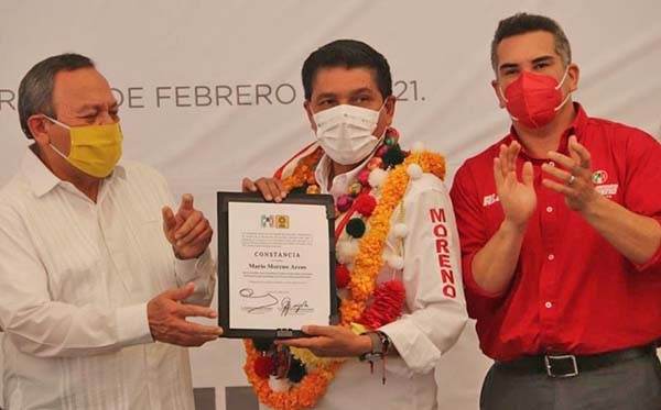 Mario Moreno rinde protesta como candidato de “Va por Guerrero” para gubernatura