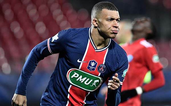 Mbappé, imparable; doblete ante Brest y PSG avanzó a Octavos de Copa de Francia