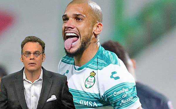 ‘¿Ya se rajó el del golpe del Cuau?’; hasta Santos Laguna se burla de Faitelson
