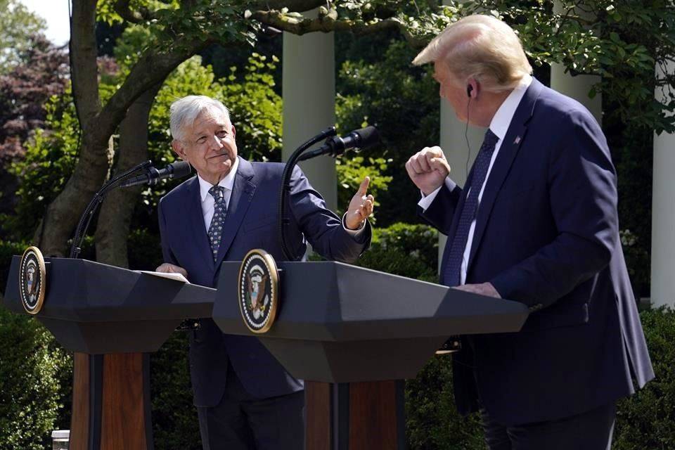 Pidió AMLO a Trump no hablar de muro en visita a EU