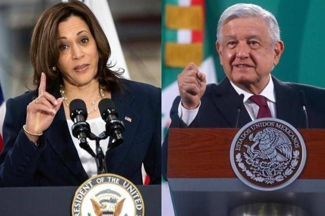 Tendrán AMLO y Harris reunión virtual el 7 de mayo