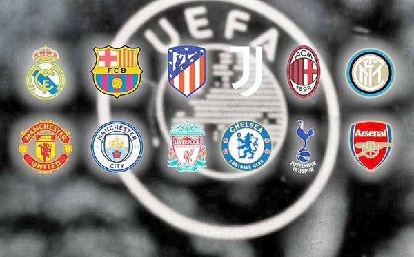 Forman doce potencias europeas nueva Súper Liga