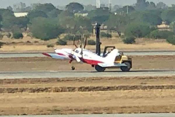 Se accidenta avioneta al aterrizar en aeropuerto de Querétaro