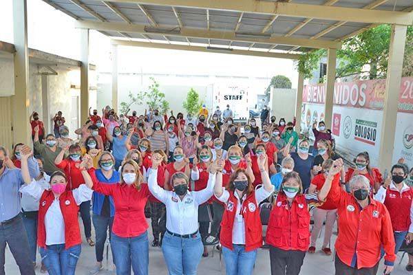 Reiteran en ONMPRI apoyo a Bella Alemán