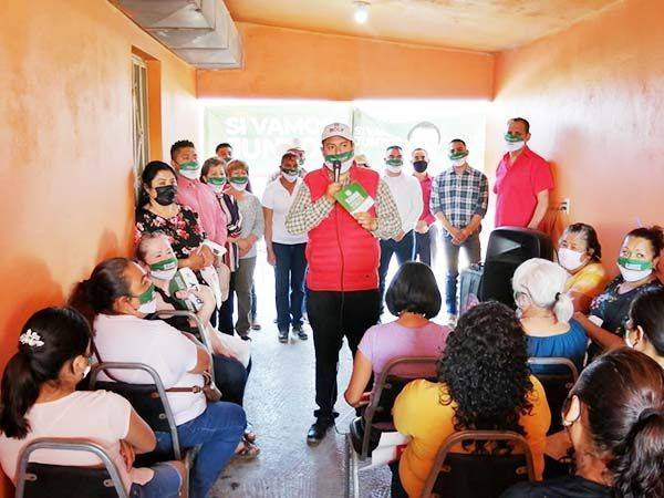 Visita candidato del PRI la Independencia y Libertad