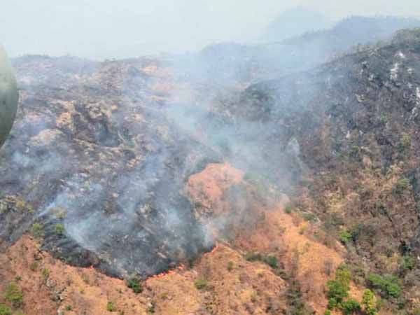 Detectan un incendio en el Cañón del Sumidero