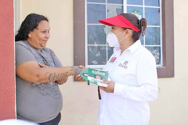 Convence Diana Haro a electores