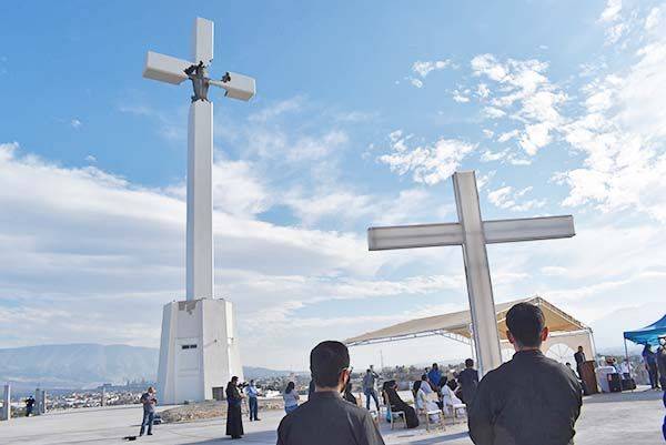 Todo listo para el Viacrucis este día