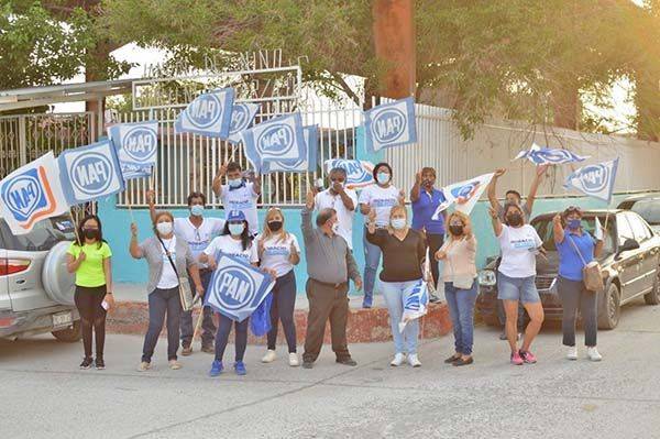 Promueven panistas el voto por Horacio