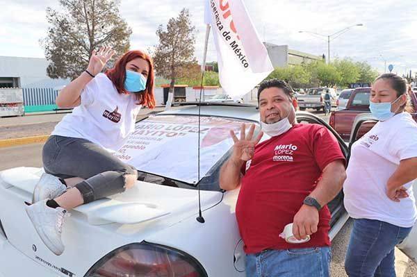 Apoyan a Mayito en Nueva Rosita