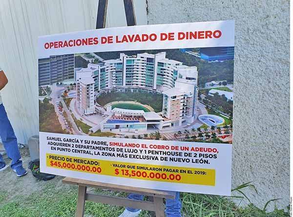 Acusa PRI a Samuel de lavar dinero en NL