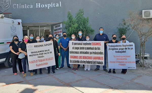 Pararán empleados suplentes del Issste