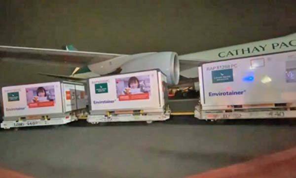 Desde China, llegan 500 mil dosis de vacunas Sinovac a México