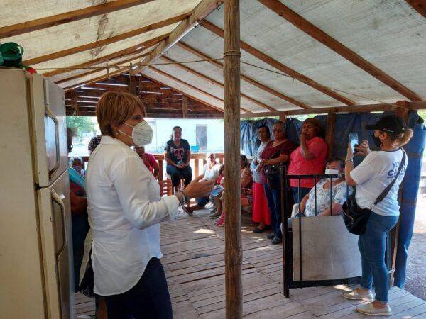 Visita Yolanda ejido el Venado