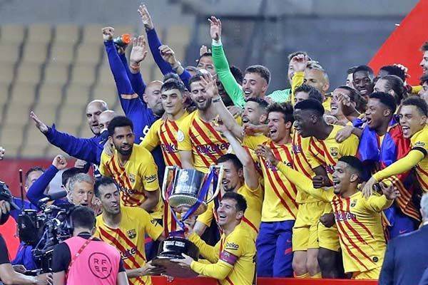 Golea Barcelona y es campeón de la Copa del Rey