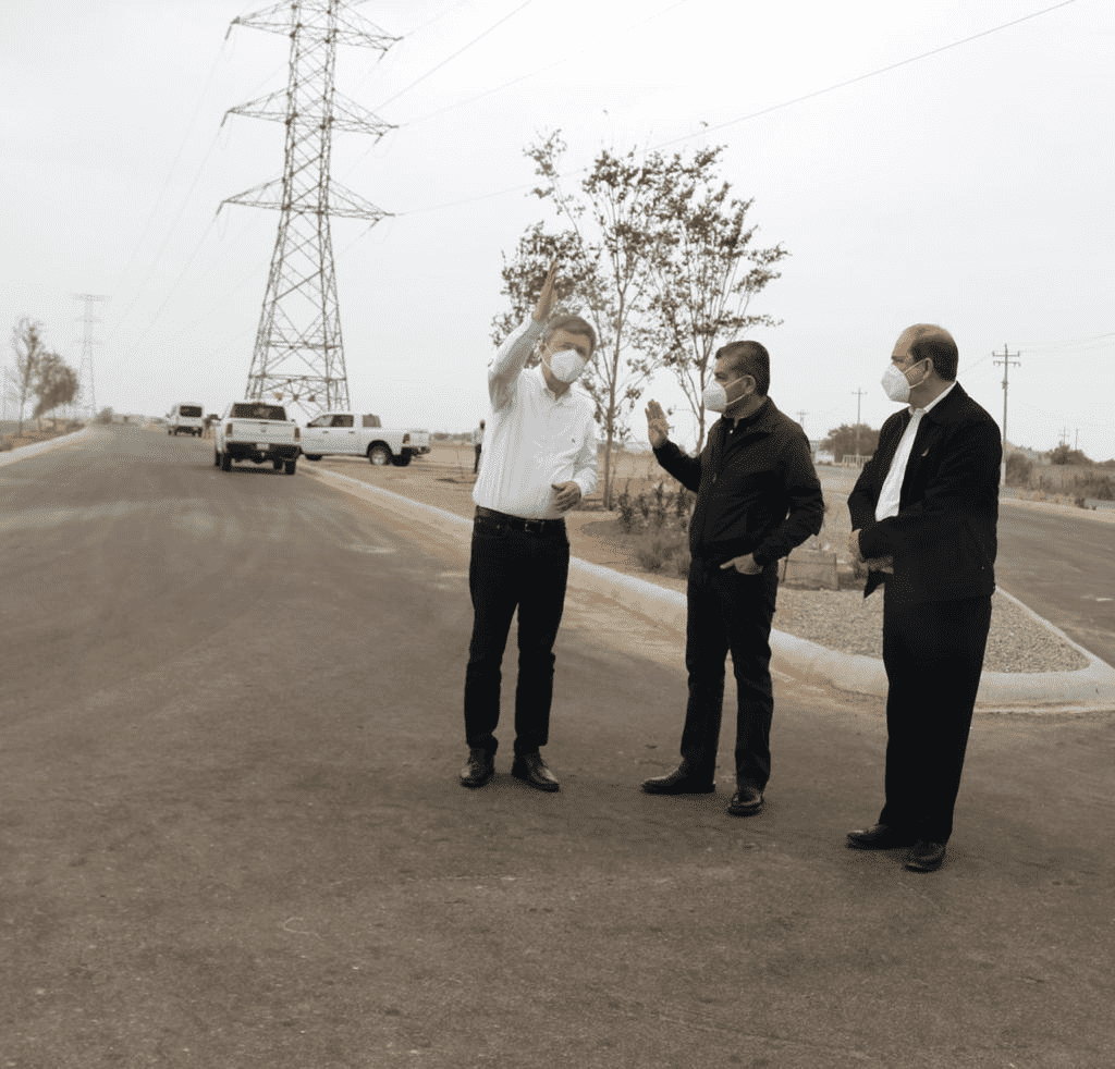 SUPERVISA MARS OBRAS DE MODERNIZACIÓN VIAL EN PIEDRAS NEGRAS