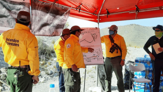 COAHUILA CONTROLA AL 100% INCENDIO EN MONTERREAL