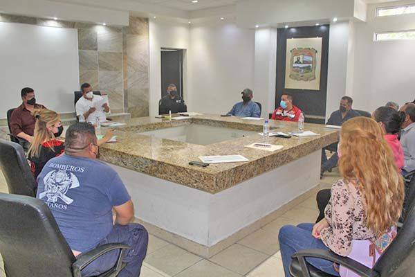 Refuerzan con reunión seguridad en Castaños