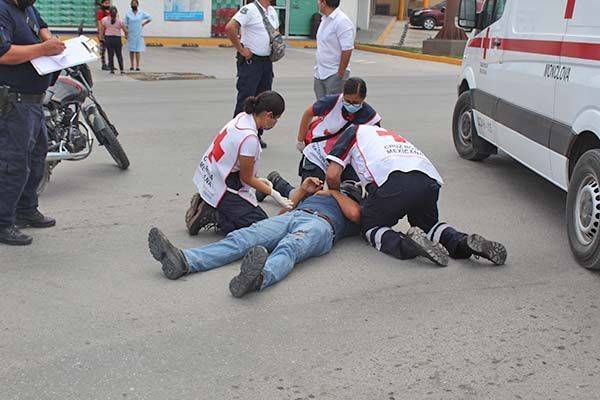 Aterriza motociclista