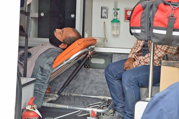 Resulta herido en potente colisión